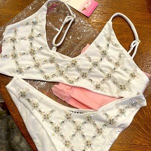 Oceanus two piece bikini, size large. Brand new, out the box. Never worn.